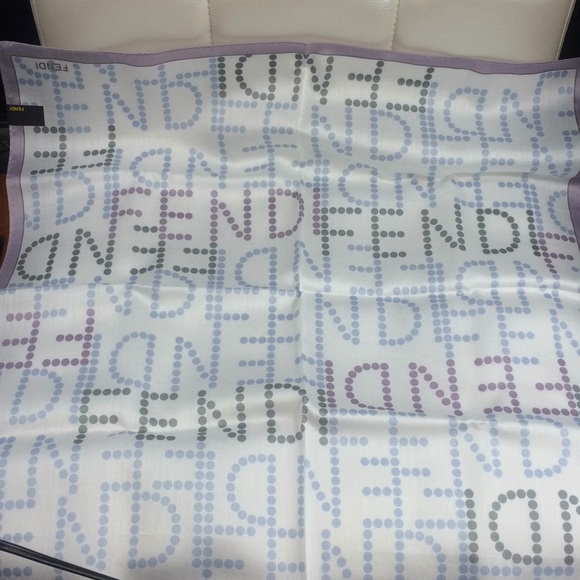NEW Fendi print wrap handkerchief with box - - Picture 2 of 8